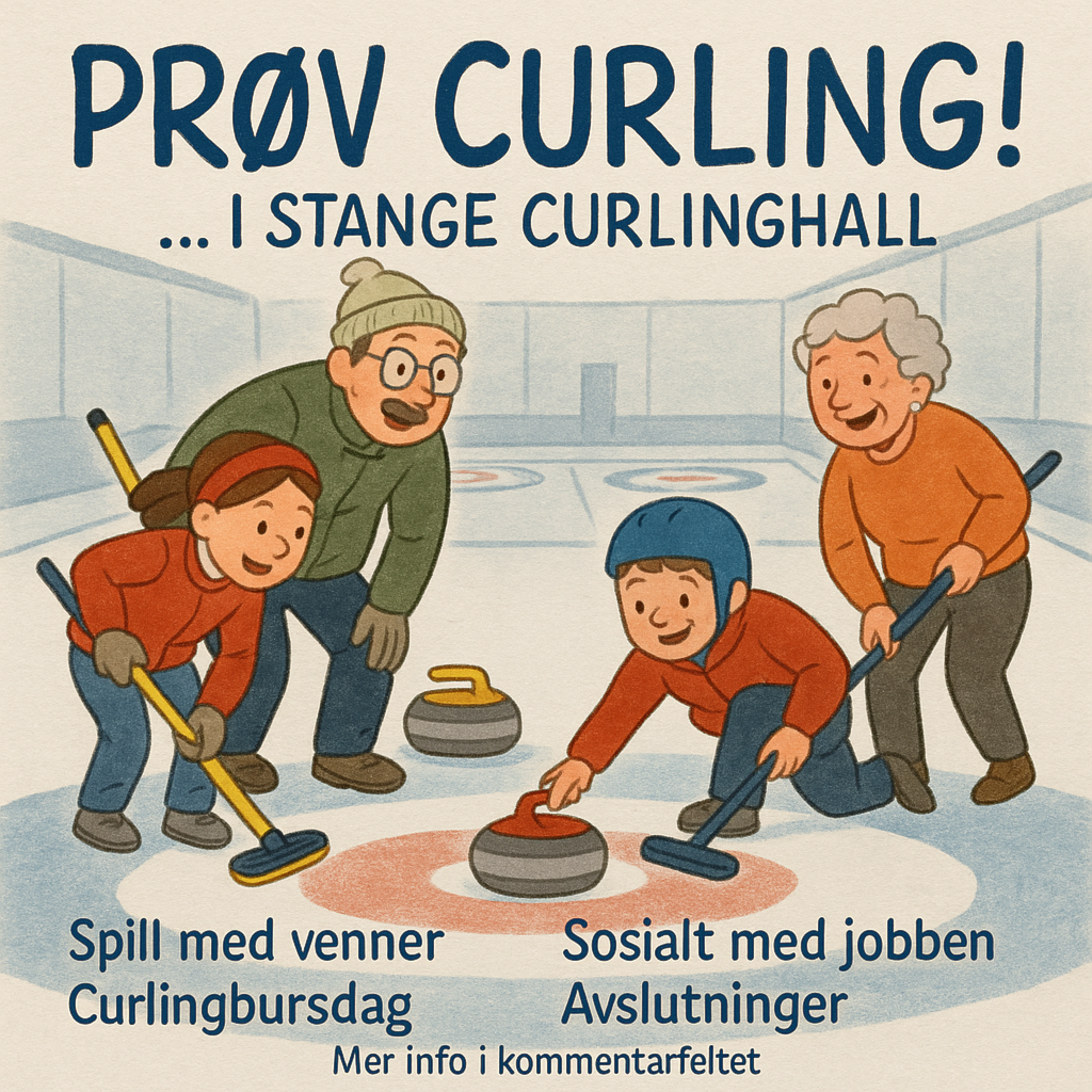 Curlinghallen er åpen med glimrende is